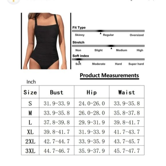 Oasis Black One Piece Swimsuit Sz XL Strappy Cross Back Bathing Suit Beach Pool - Picture 5 of 14